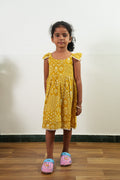 Mustard cotton frock