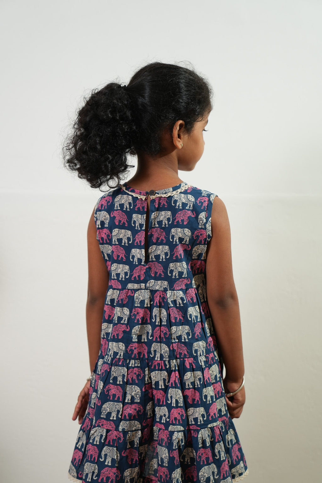Elephant cotton frock