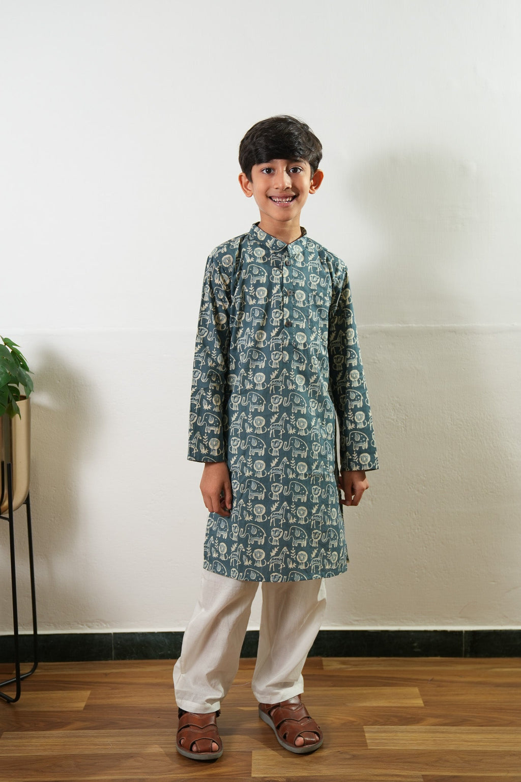 Wild cotton kurta set