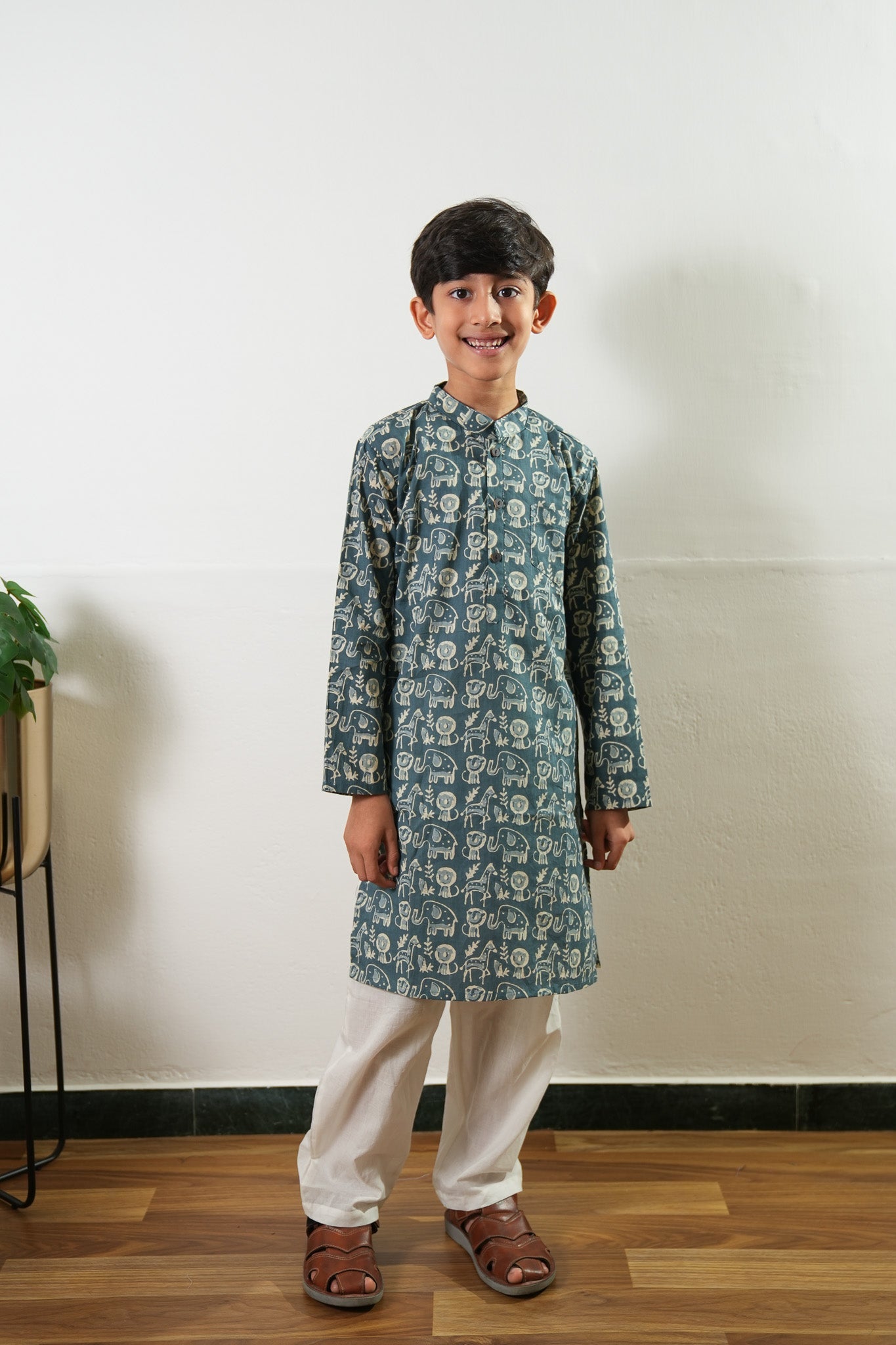 Wild cotton kurta set