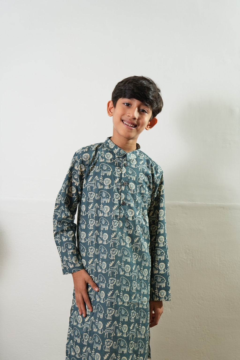 Wild cotton kurta set