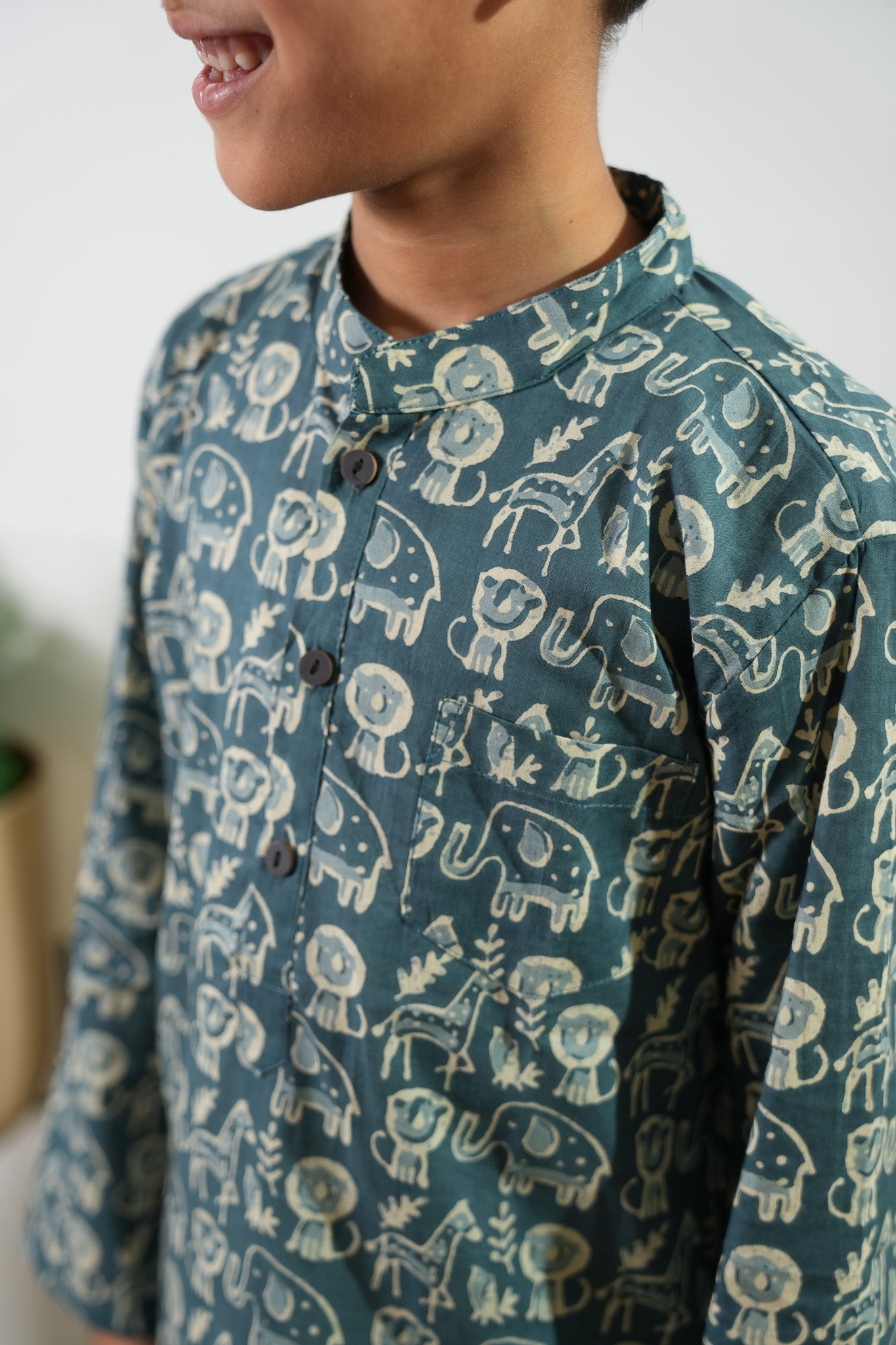 Wild cotton kurta set