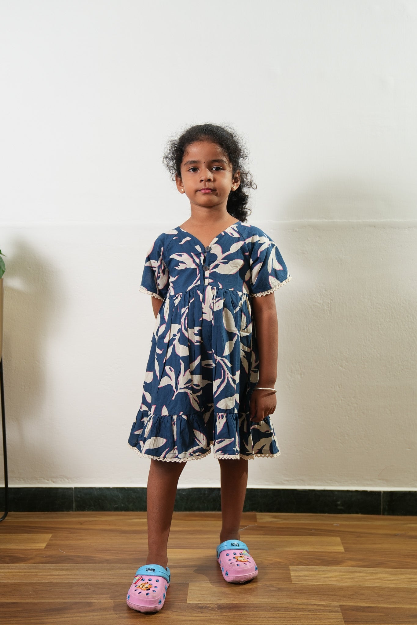 Navy cotton frock