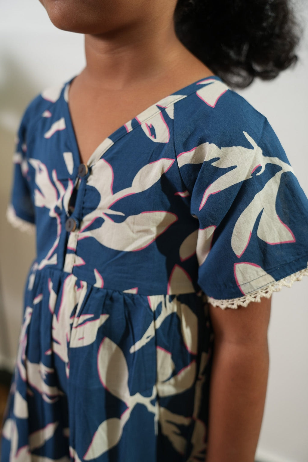 Navy cotton frock