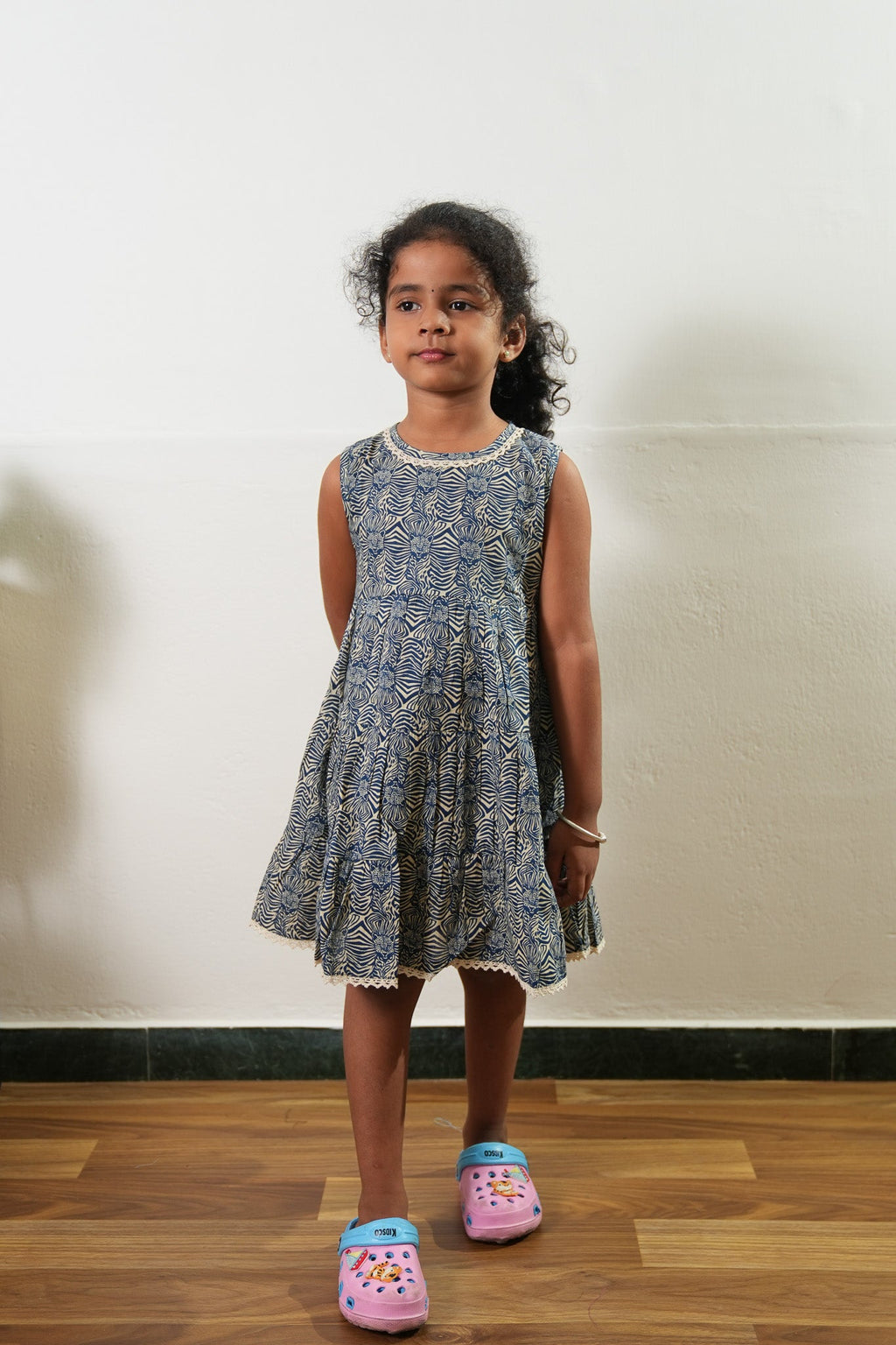 Tiger cotton frock