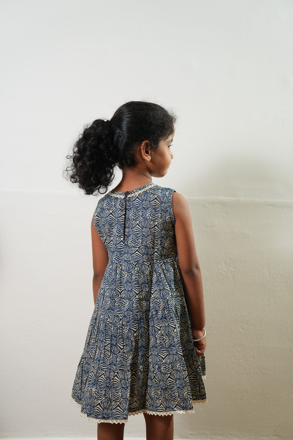Tiger cotton frock