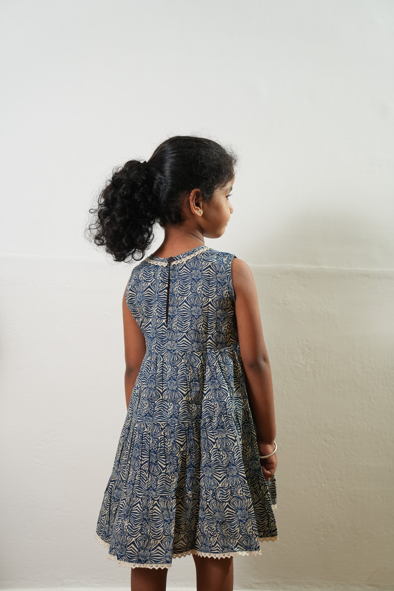 Tiger cotton frock
