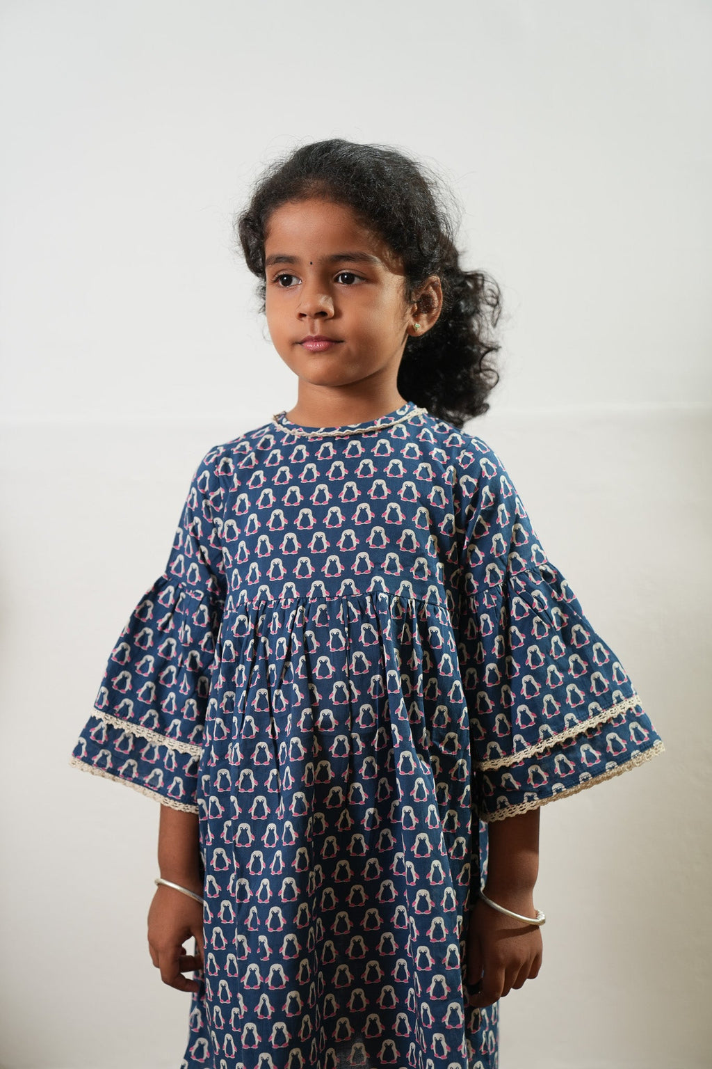 Penguin cotton frock