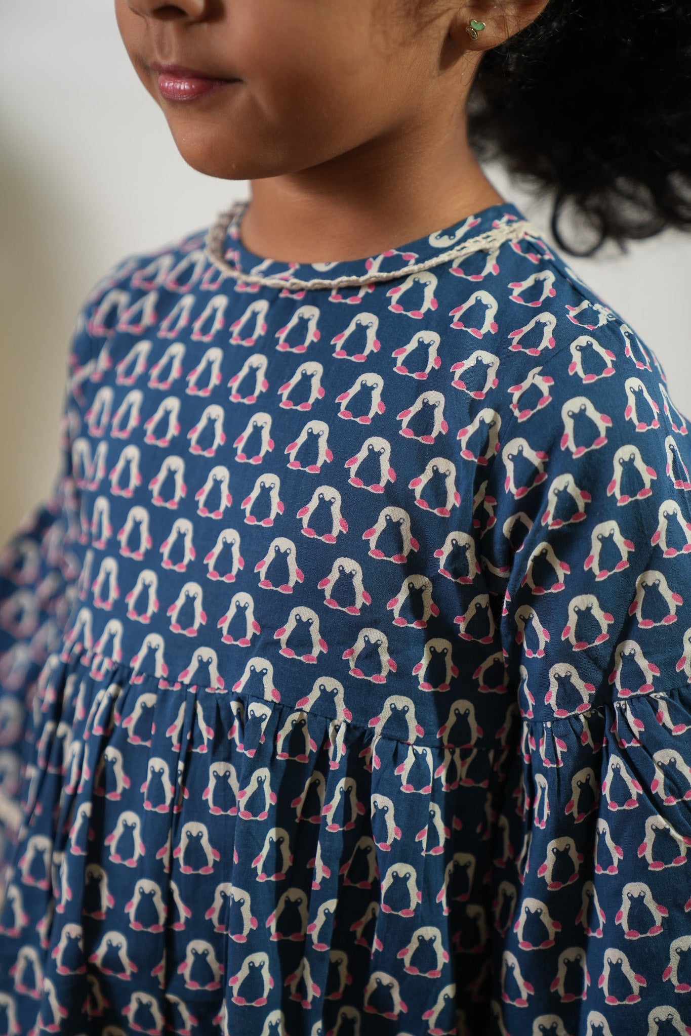 Penguin cotton frock