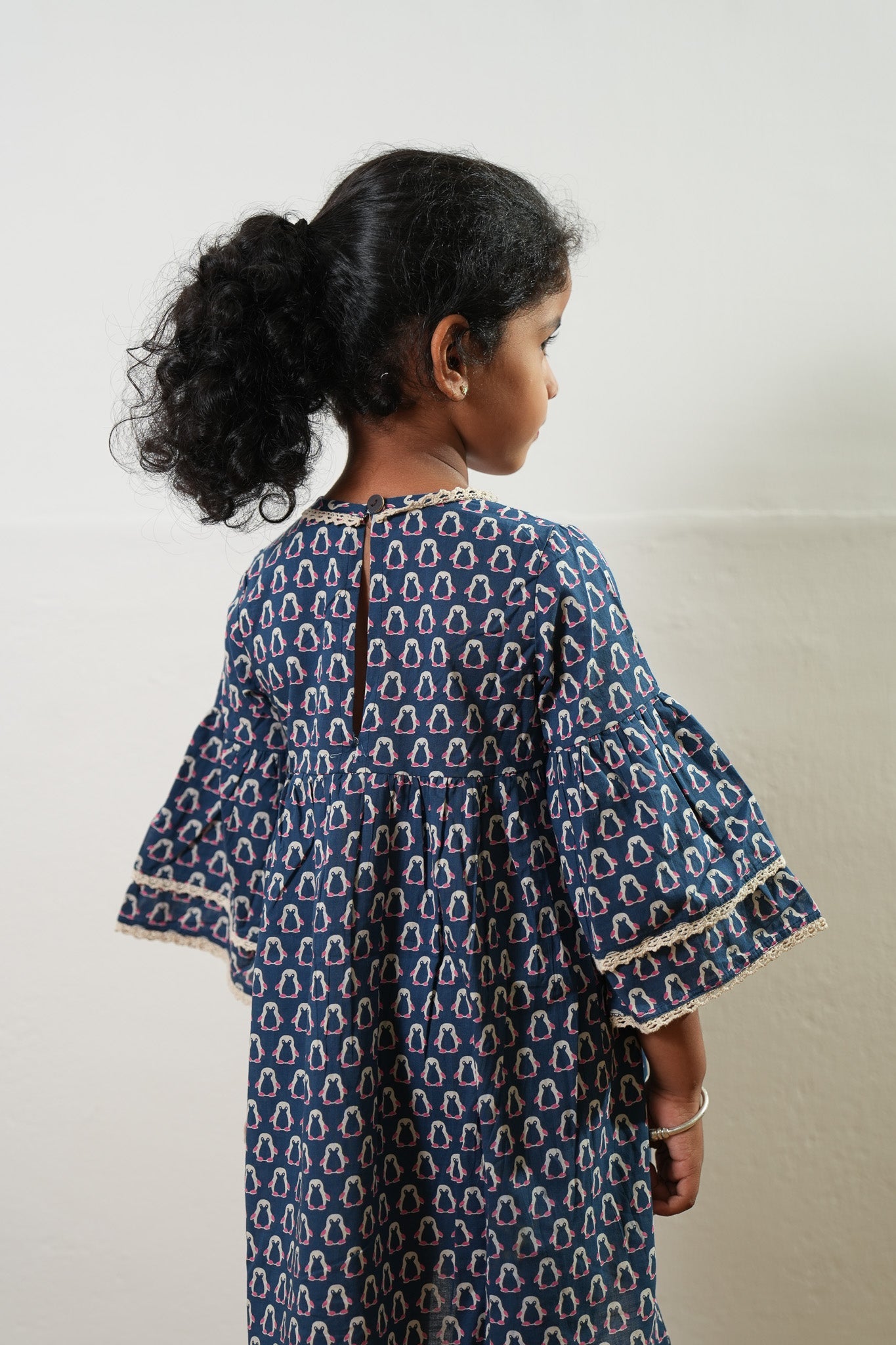 Penguin cotton frock