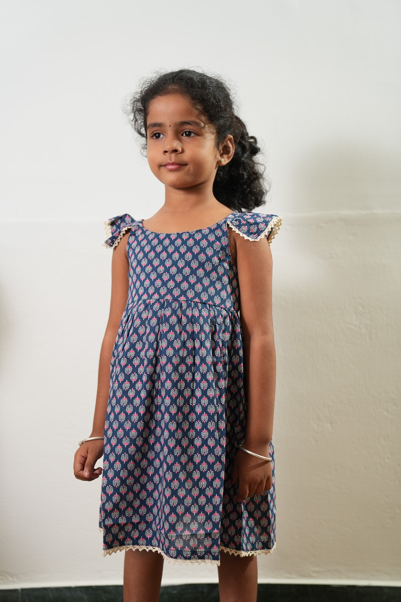 Midnight blue cotton frock