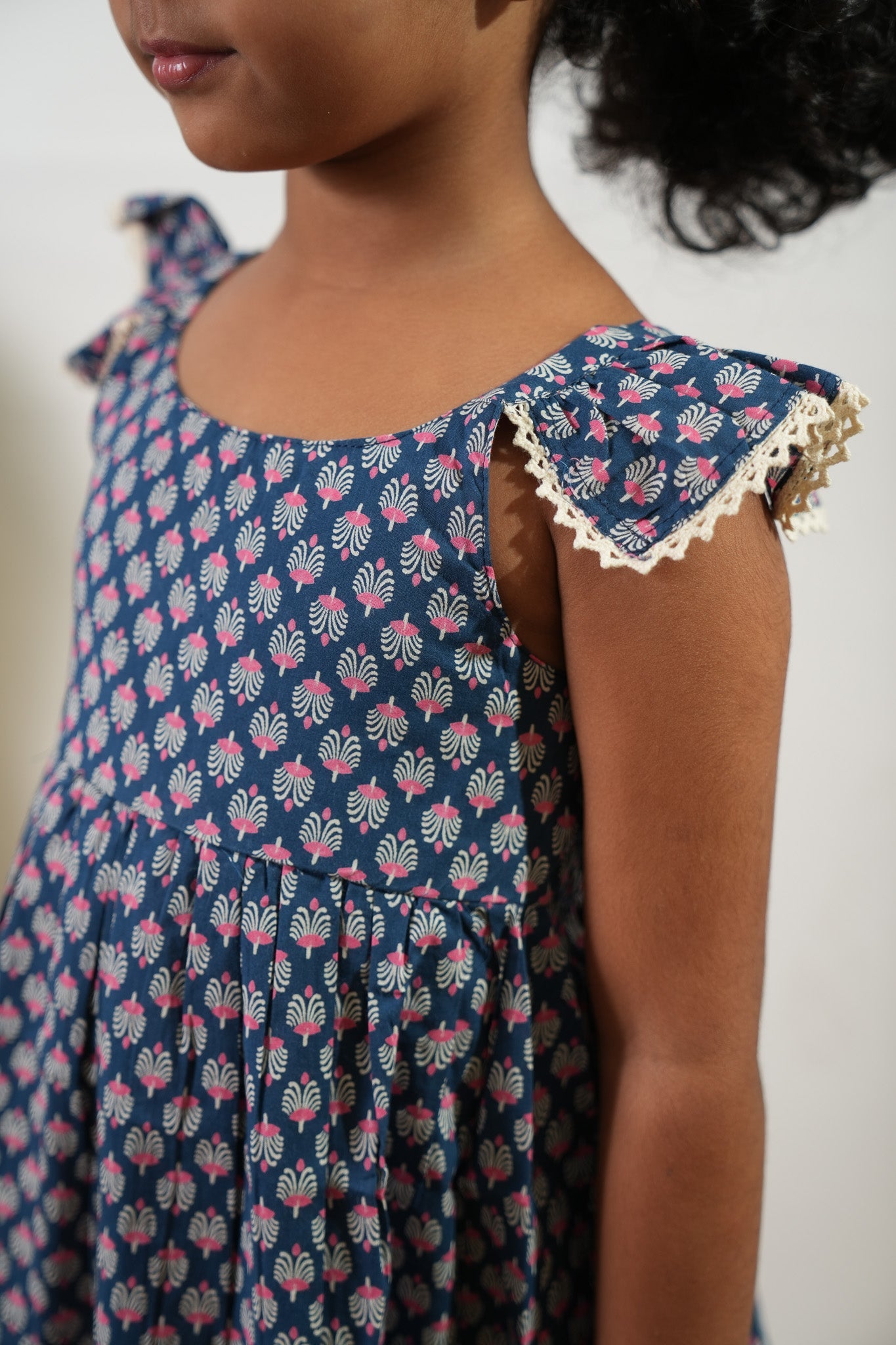 Midnight blue cotton frock