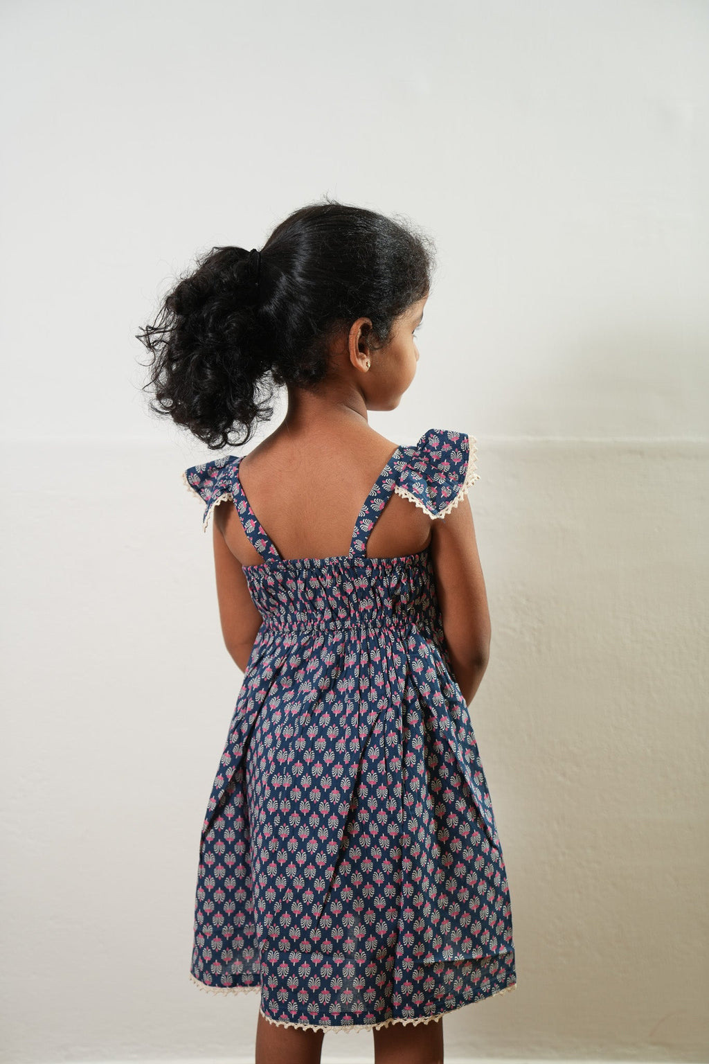 Midnight blue cotton frock