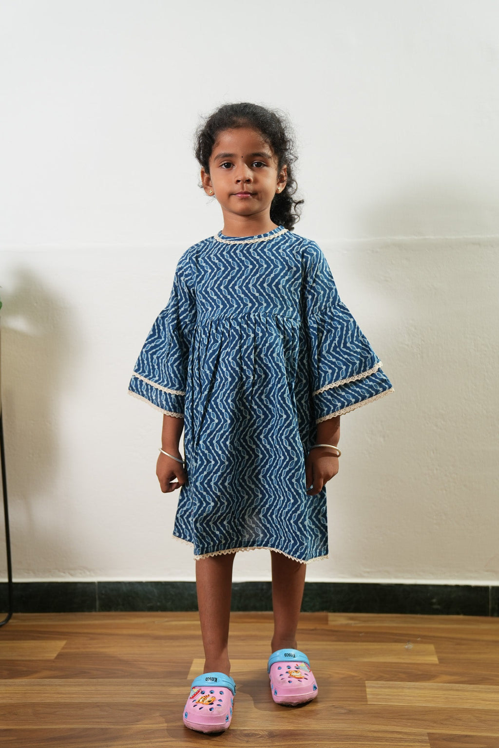 Indigo candy cotton frock