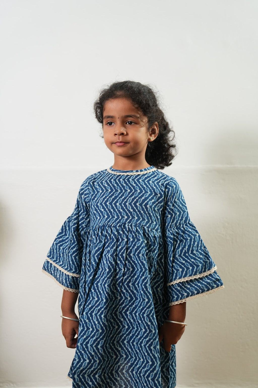 Indigo candy cotton frock
