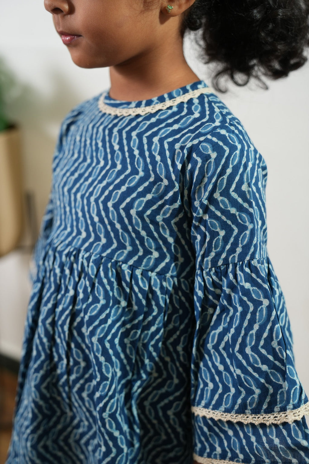 Indigo candy cotton frock