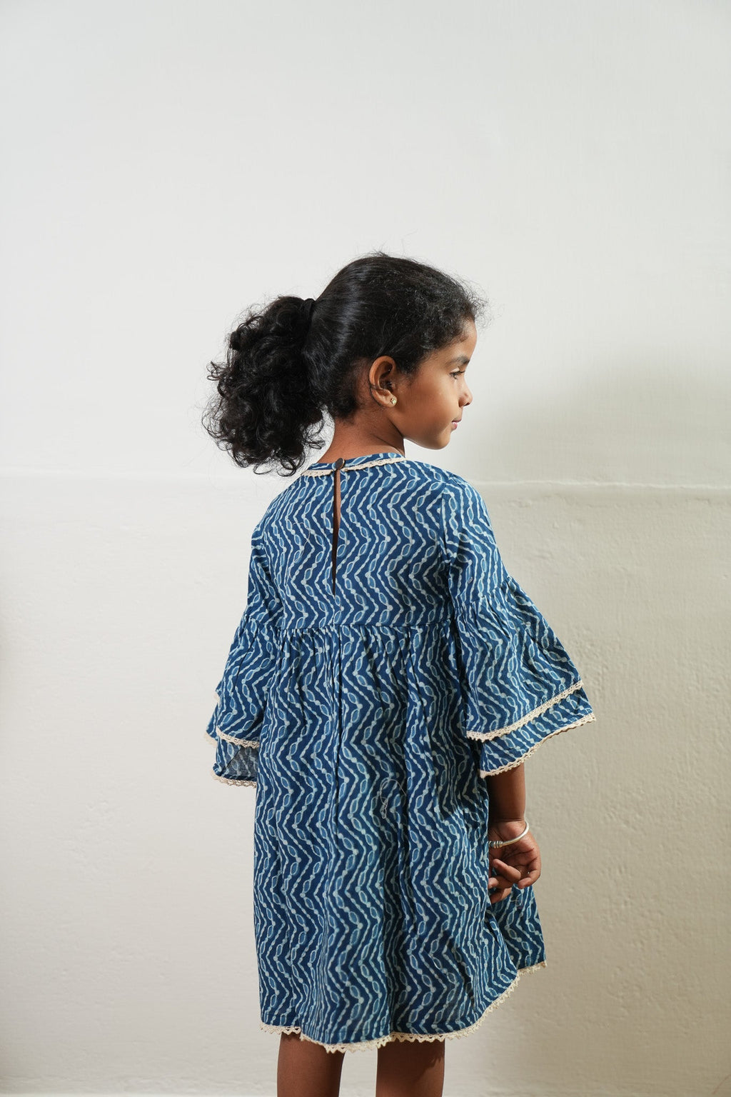 Indigo candy cotton frock