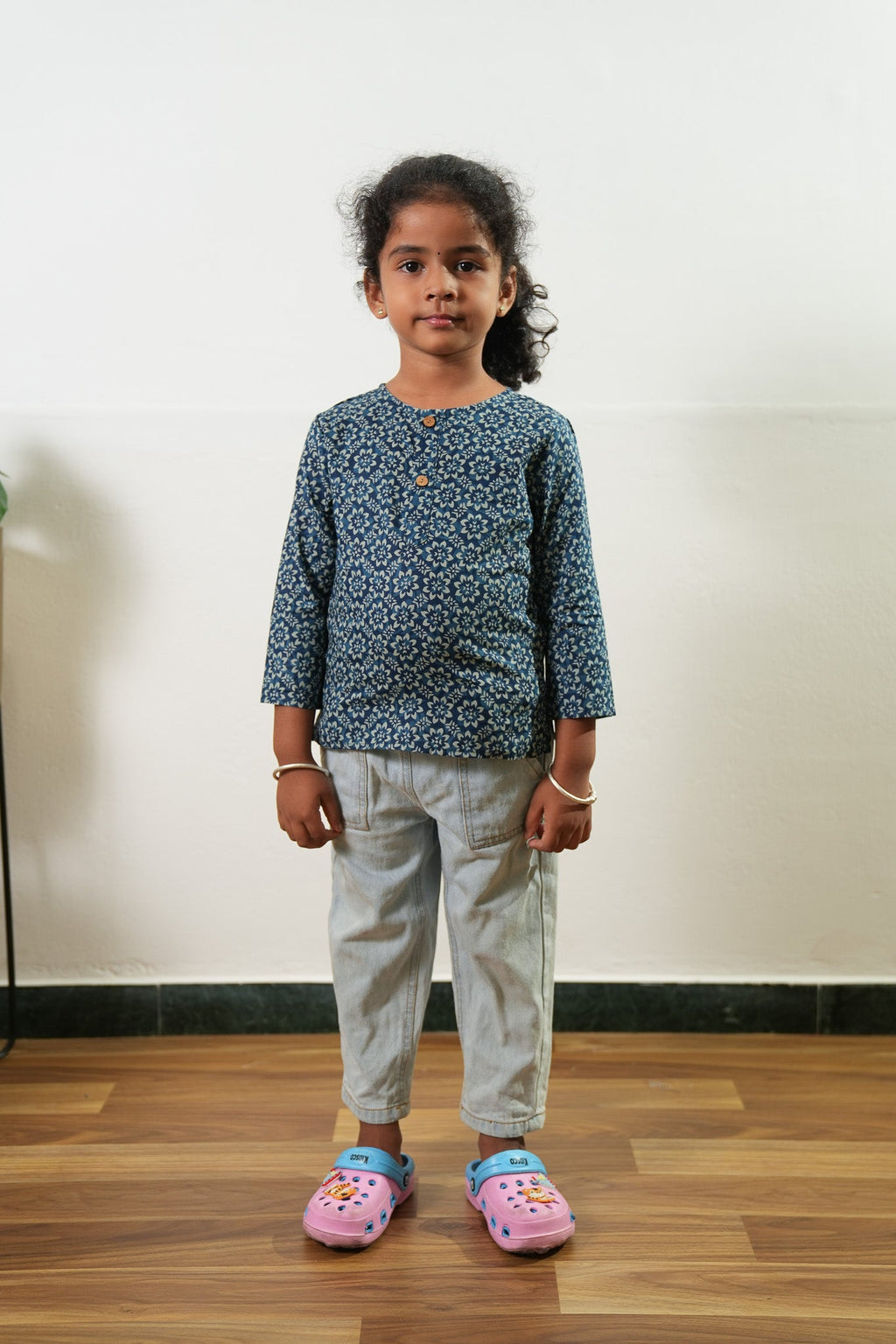Indigo cotton kurta