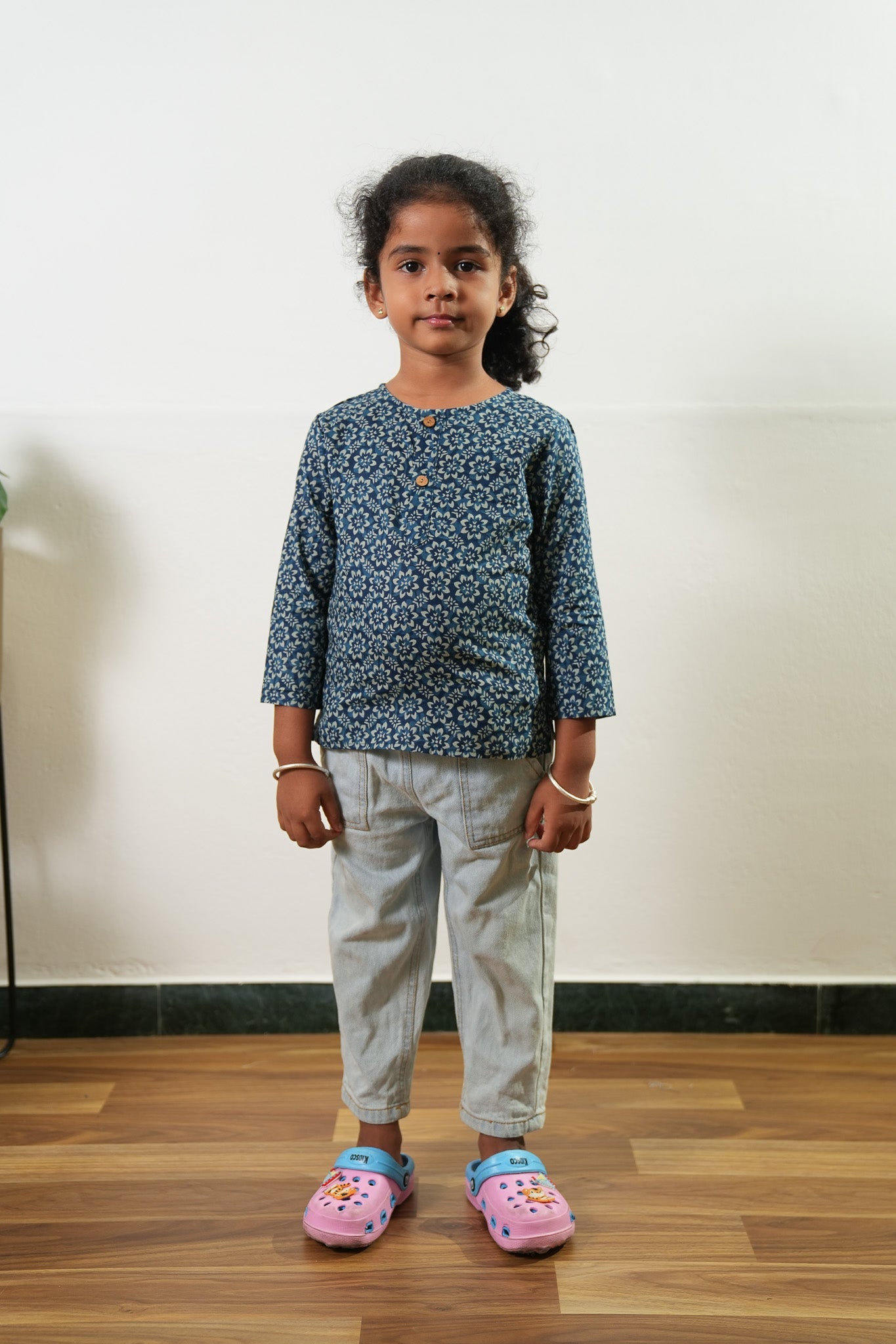 Indigo cotton kurta