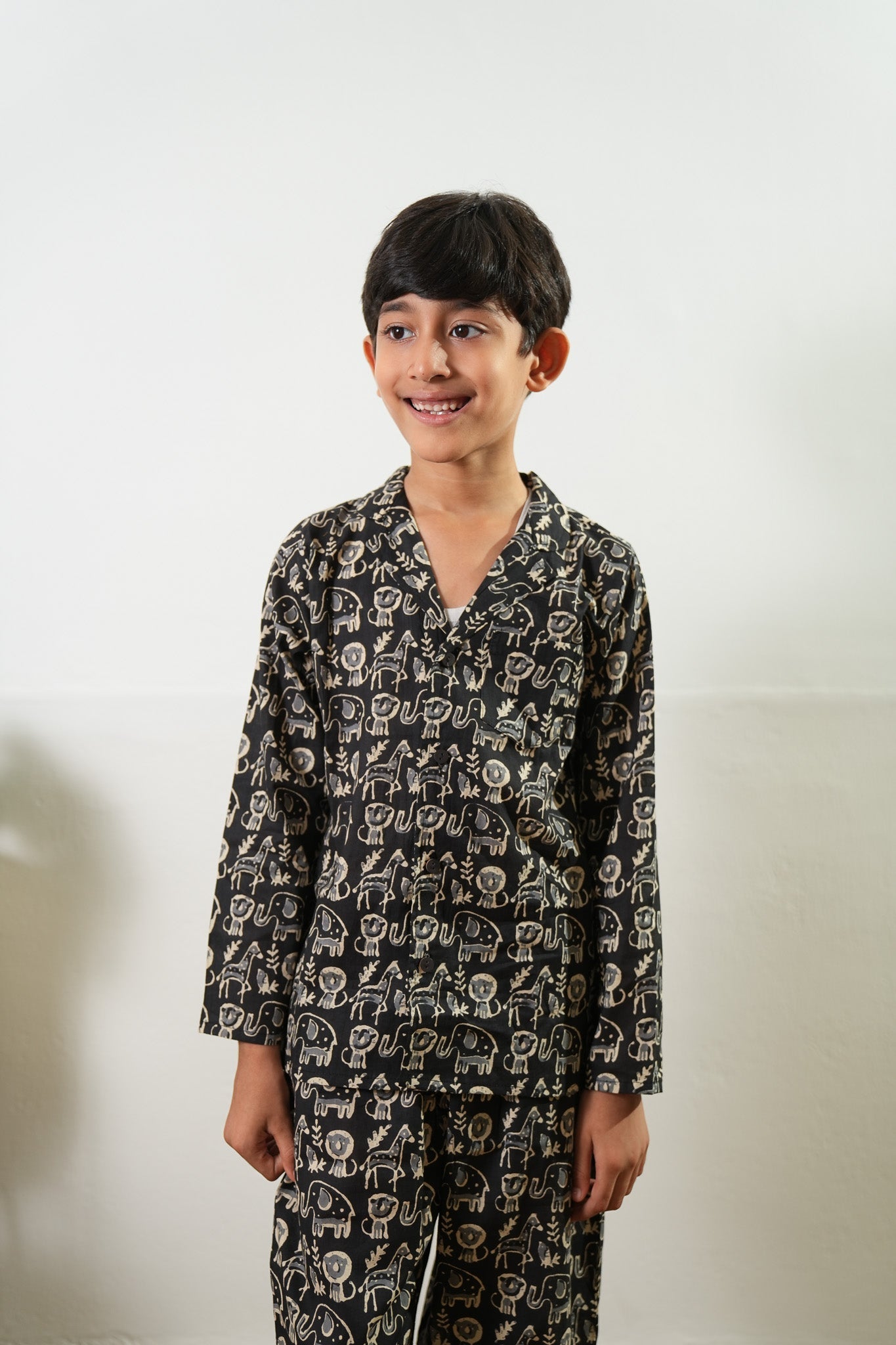 Roar cotton unisex night suit