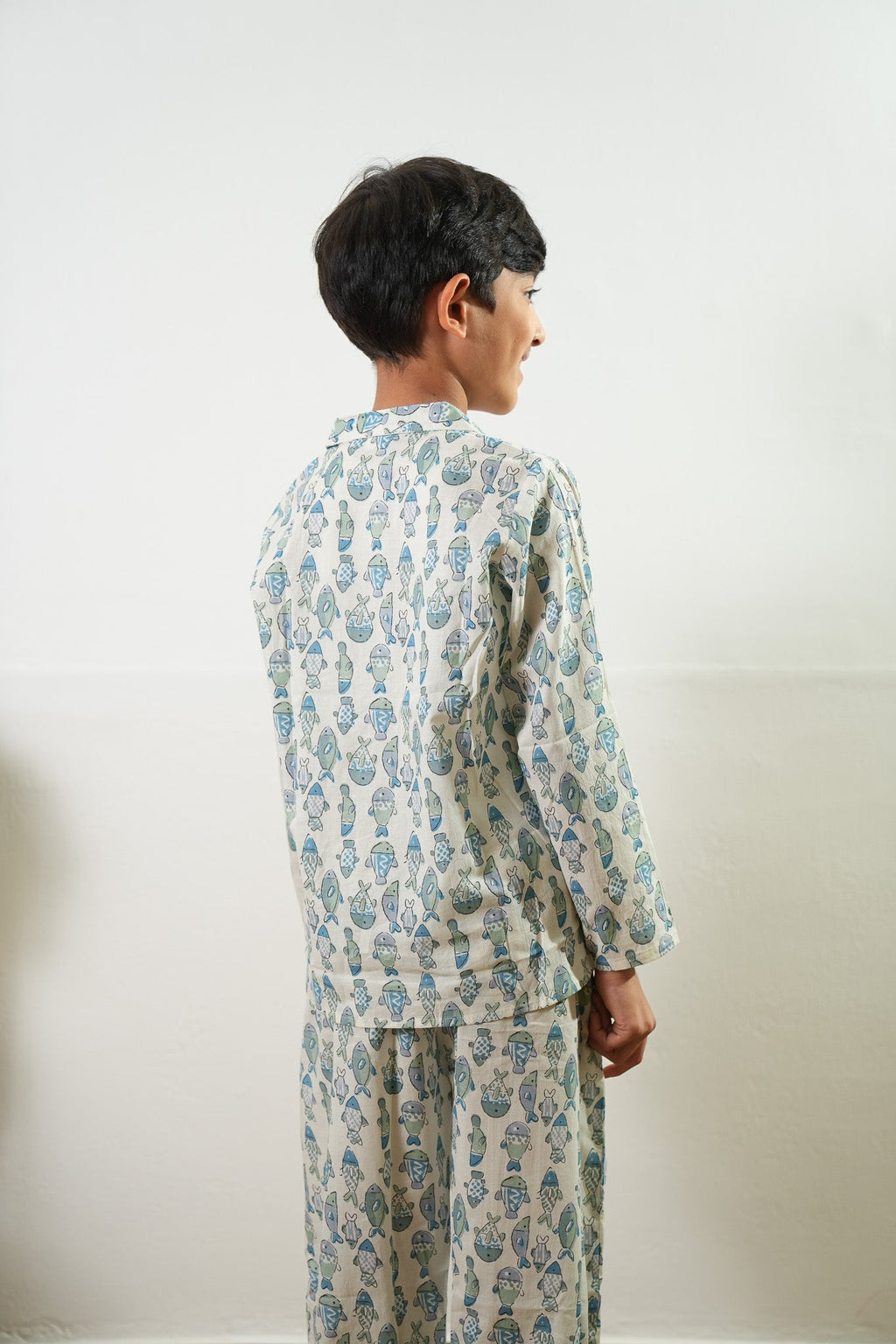 Pisces cotton unisex night suit
