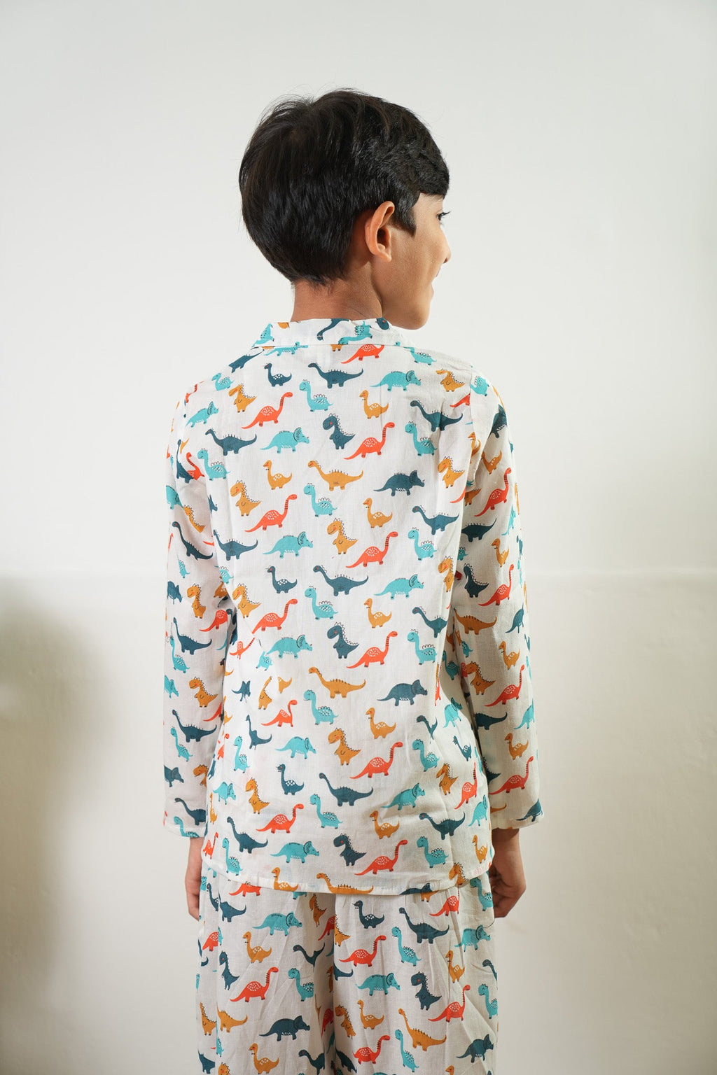 Dino cotton unisex night suit
