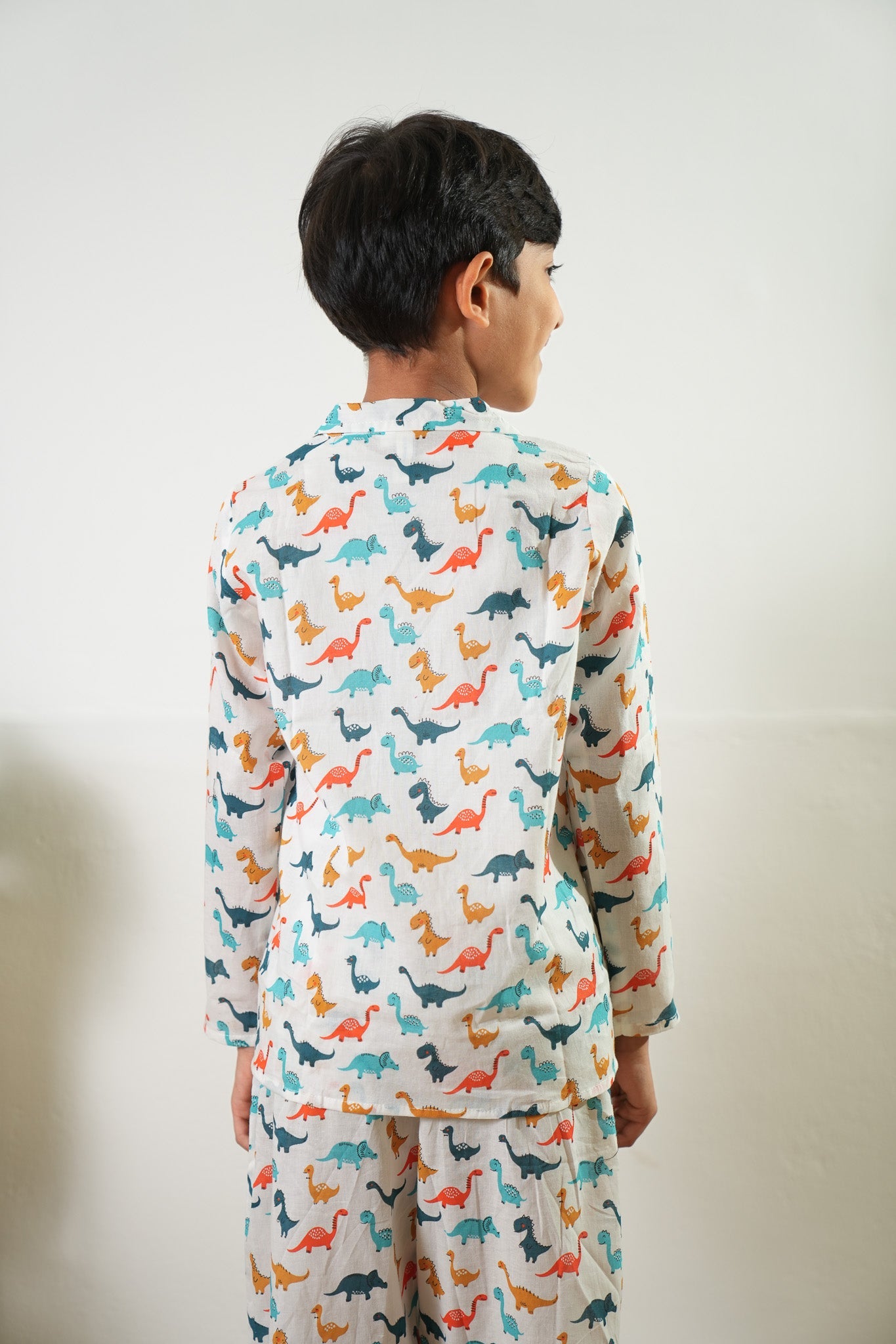 Dino cotton unisex night suit