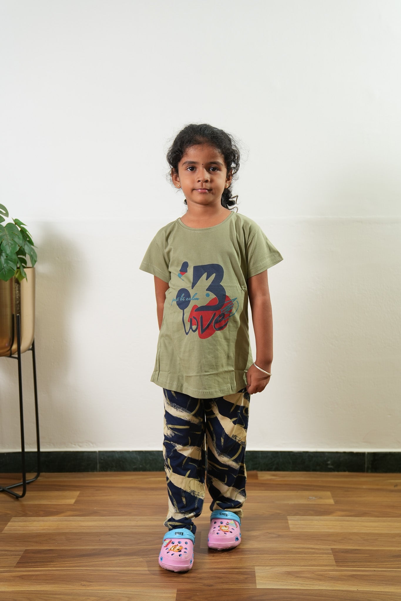 Pista knitted cotton night suit