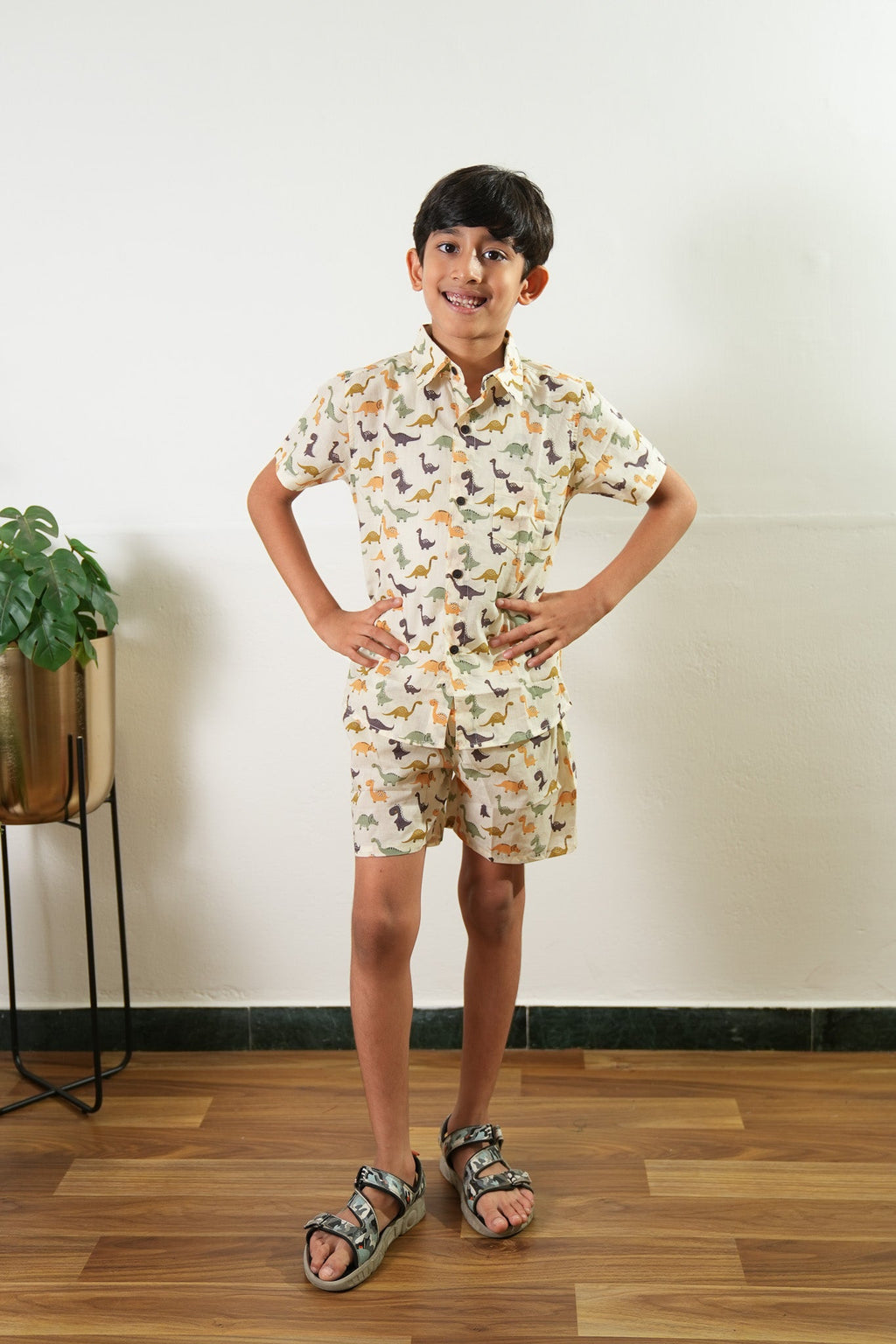 Dinosaur cotton co-ords set