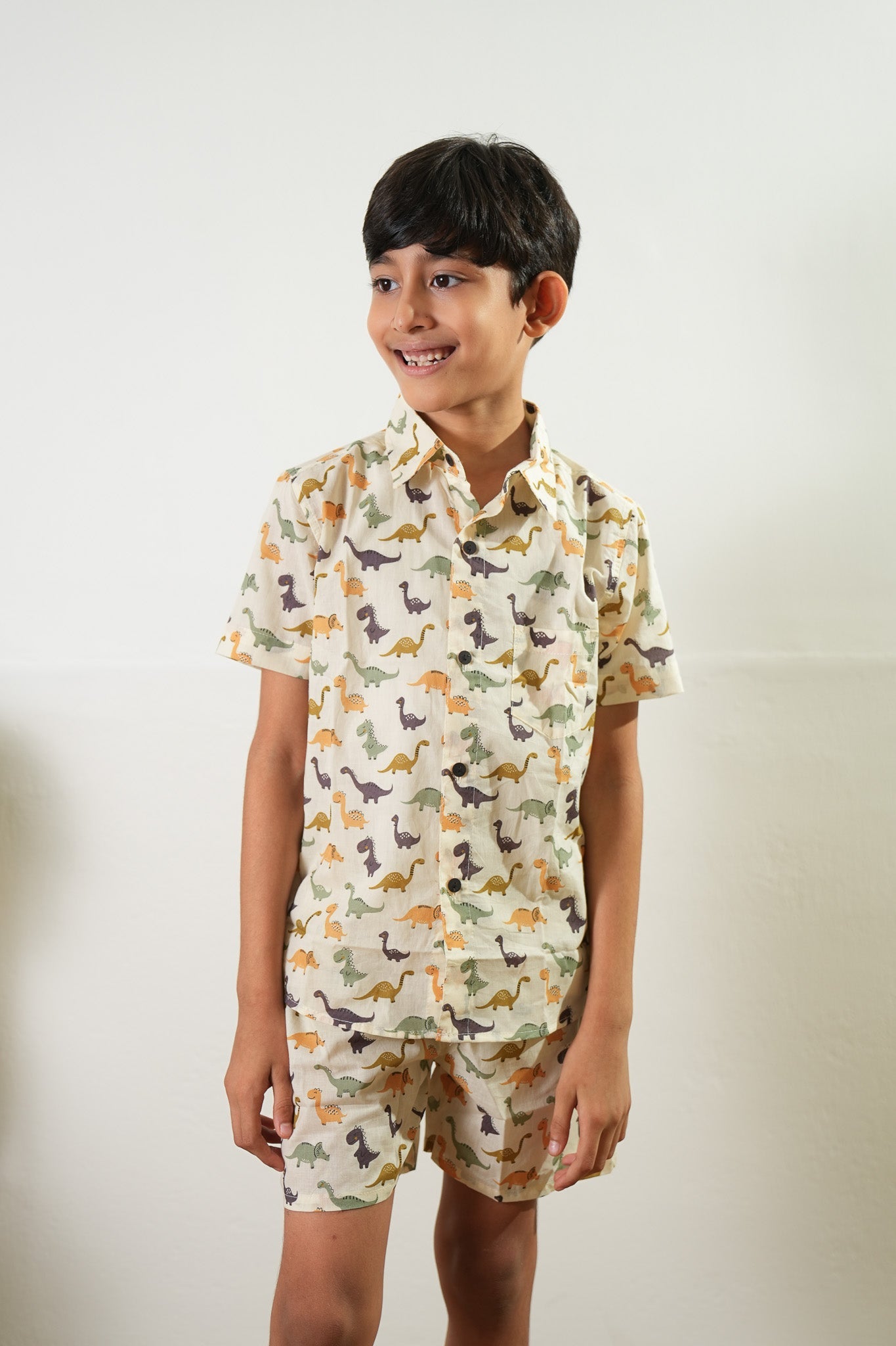 Dinosaur cotton co-ords set