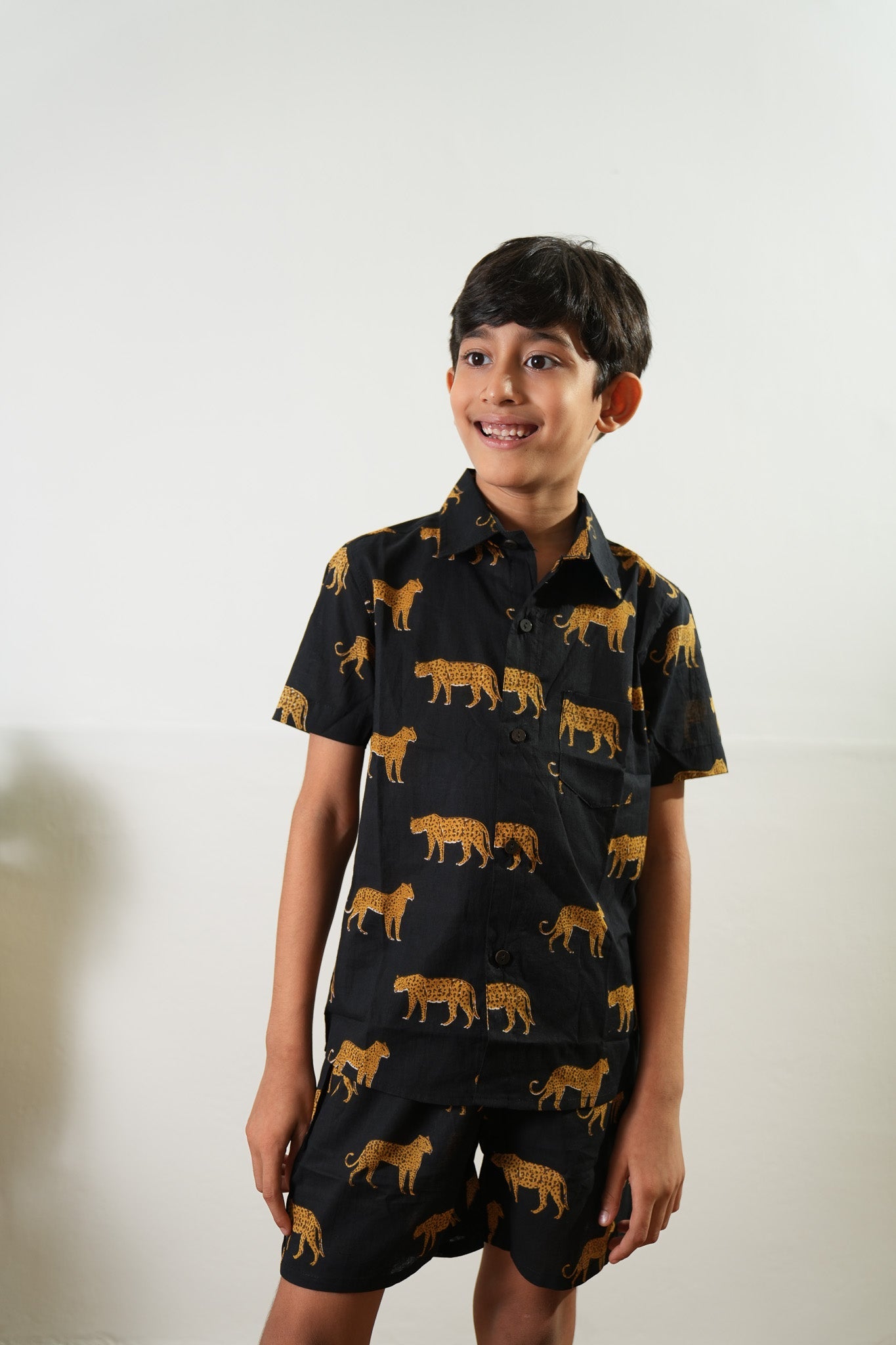 Cheetah cotton co-ords set