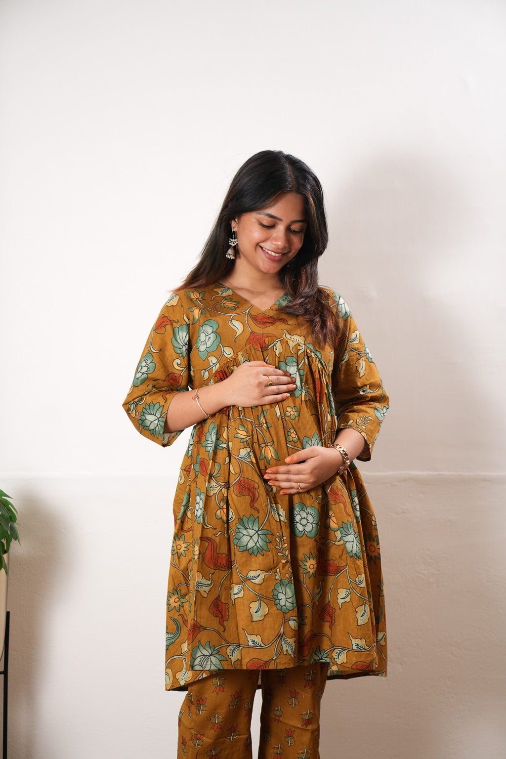 Bronze cotton maternity nursing Comfies