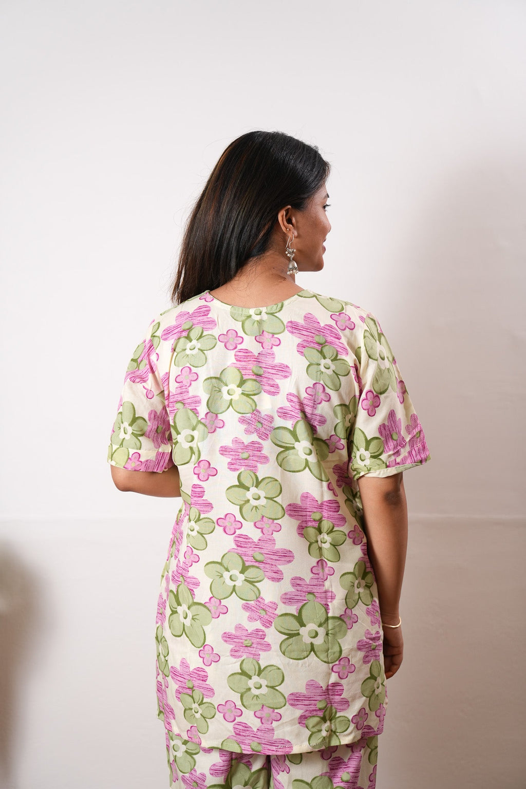Pink daisies cotton lounge sleep wear