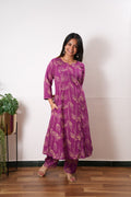 Orchid cotton co-ords set