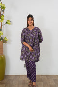 Purple pomegranate cotton Comfies