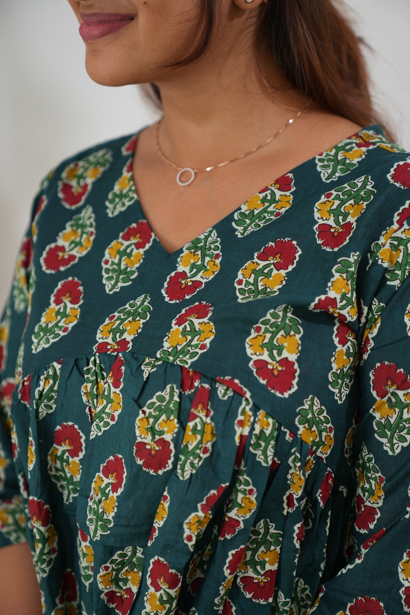 Pine green cotton Comfies