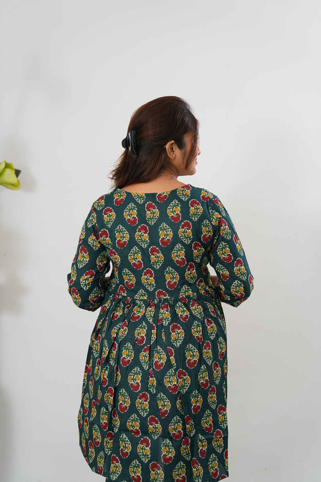 Pine green cotton Comfies