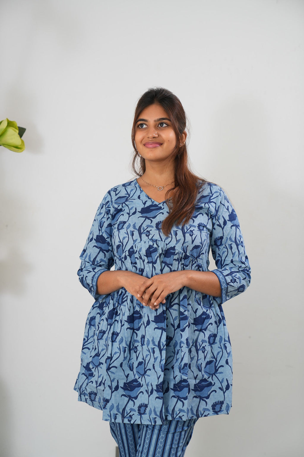 Blue orchid cotton comfies