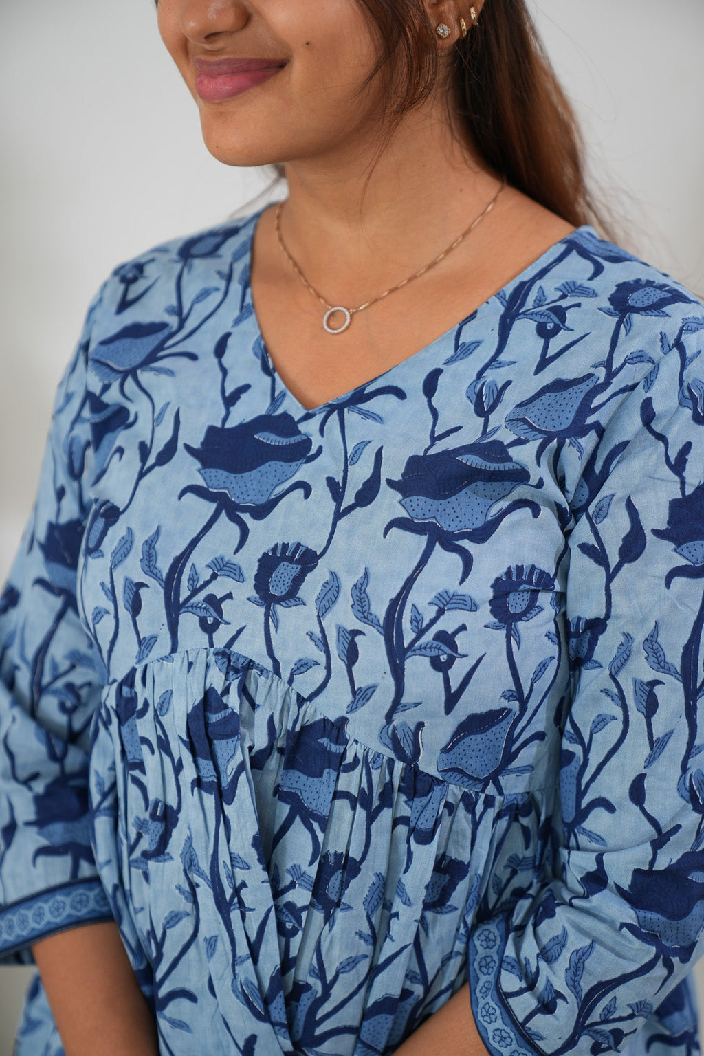 Blue orchid cotton comfies