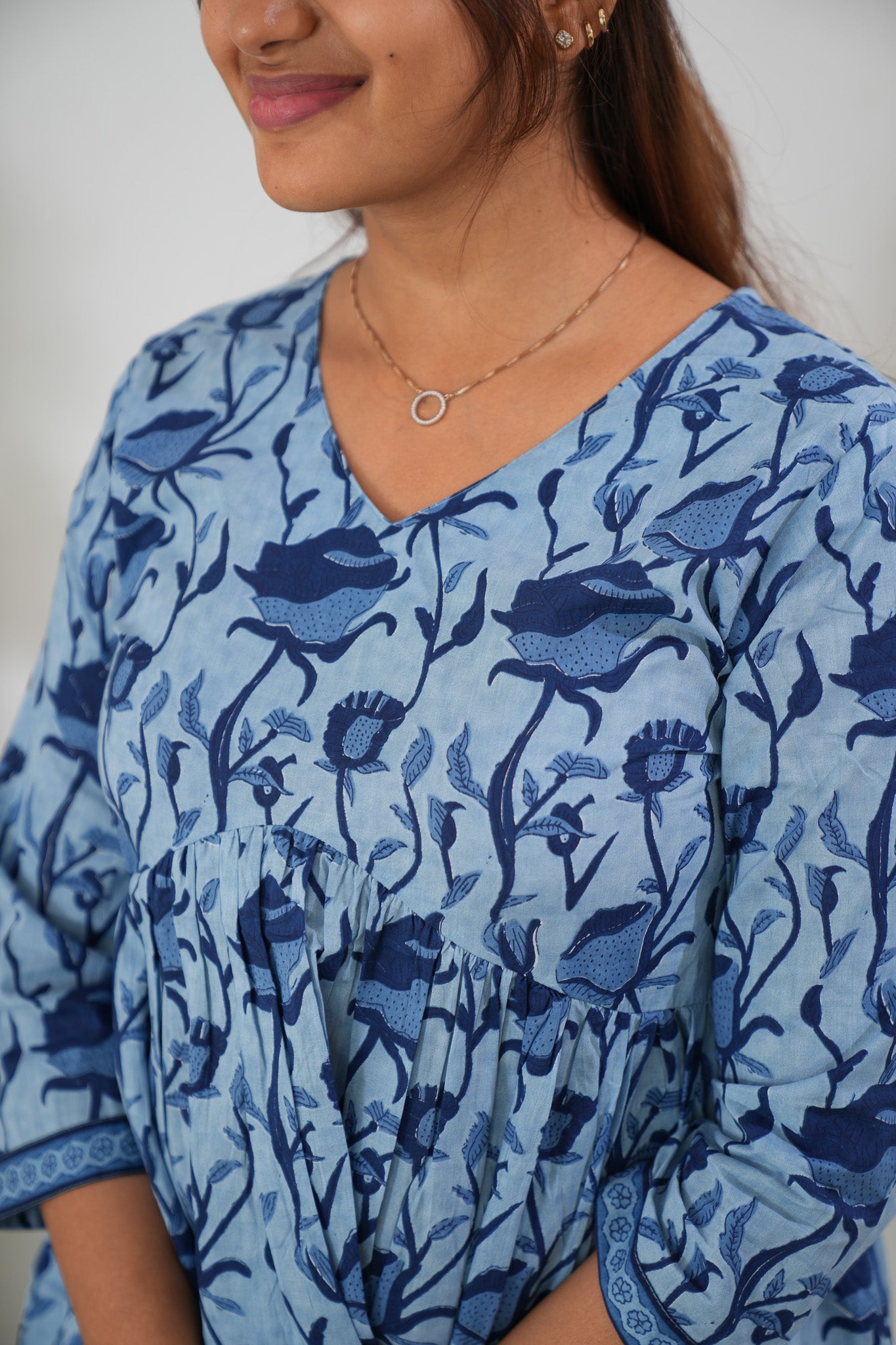 Blue orchid cotton comfies