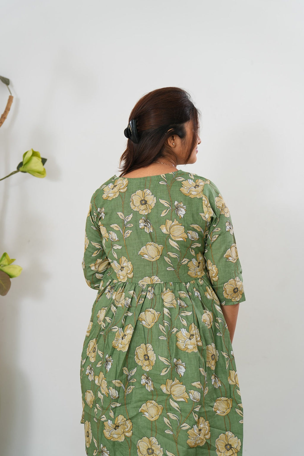 Pista green cotton comfies