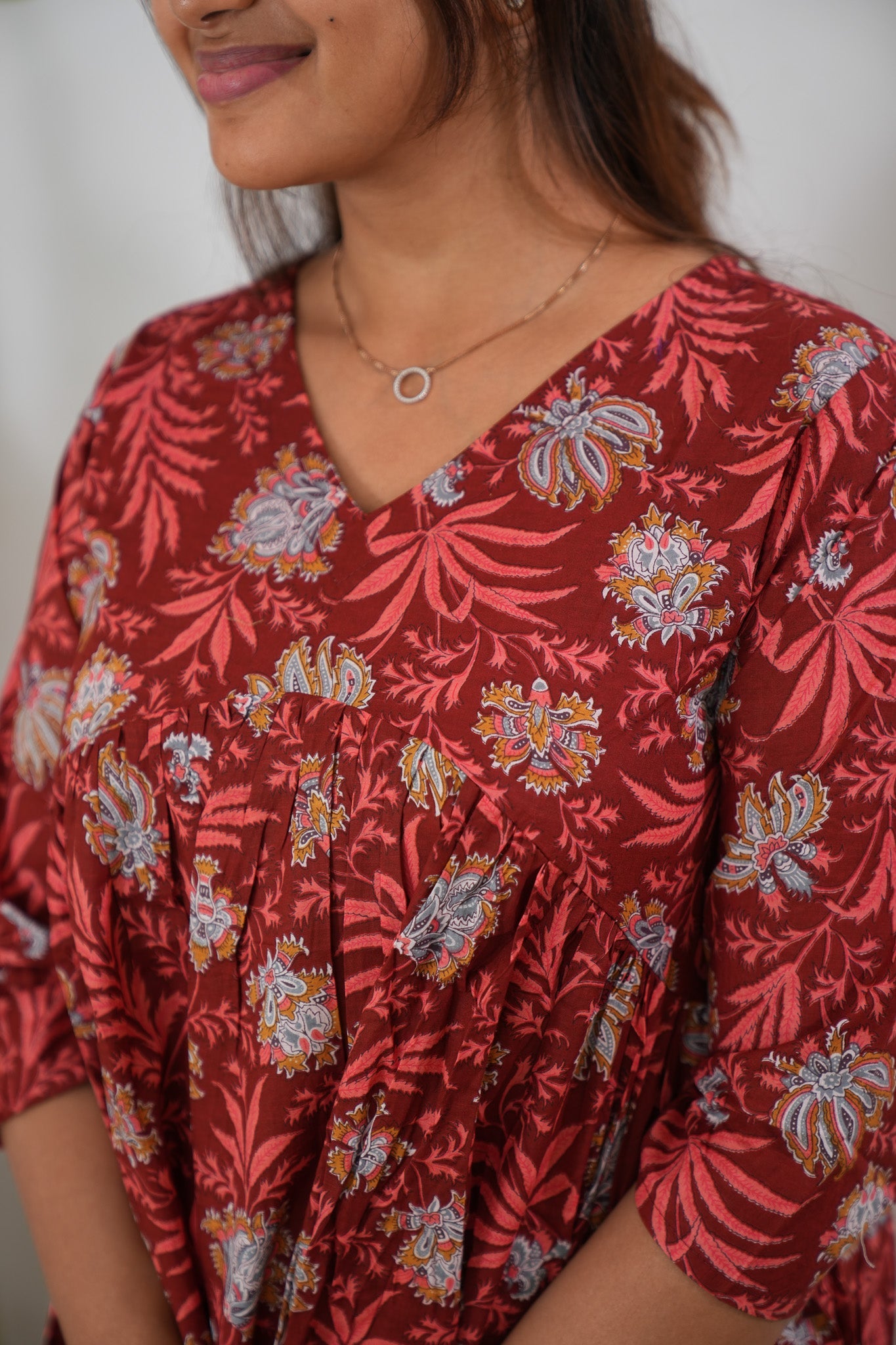 Rust orange pomegranate cotton comfies