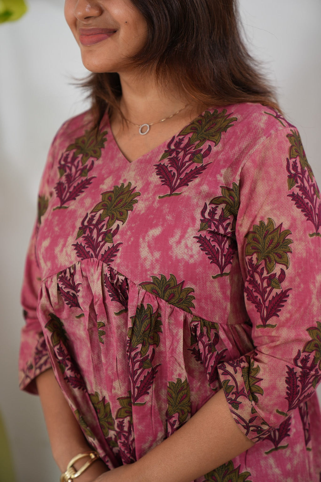 Dark pink tie and dye cotton comfies