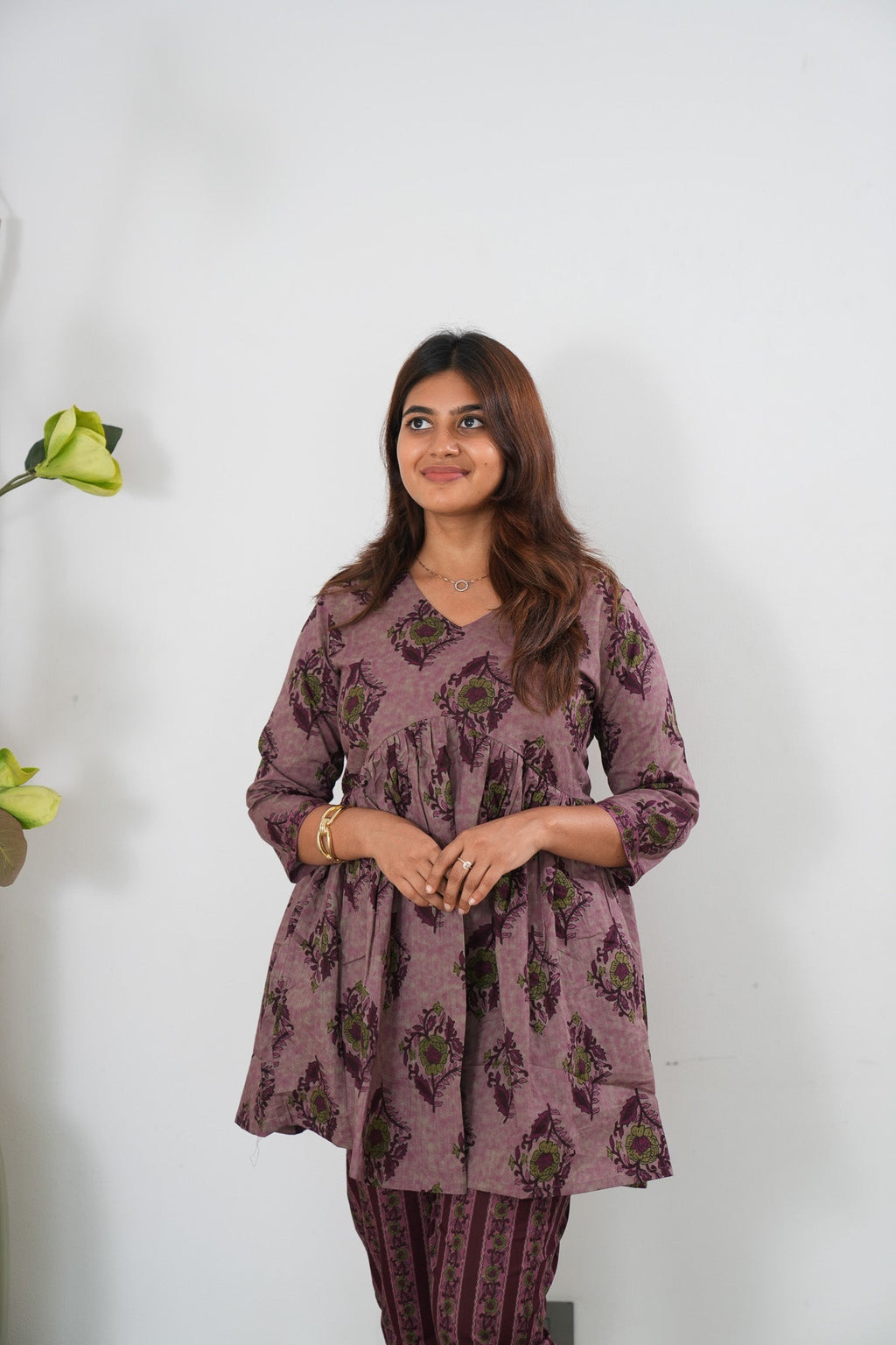 Magenta tie and dye cotton comfies