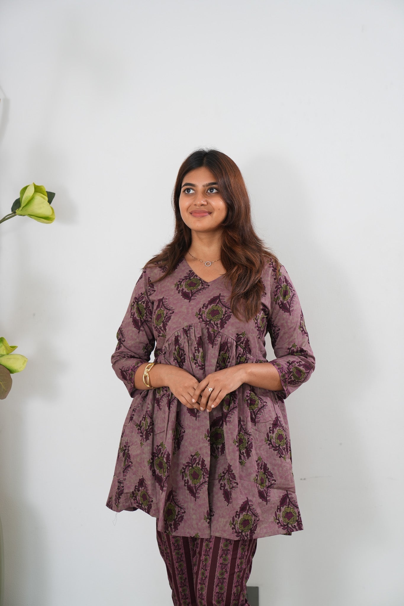 Magenta tie and dye cotton comfies
