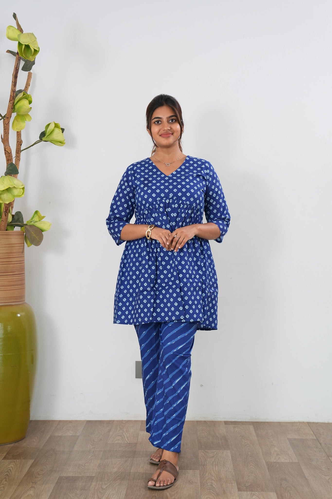 Ink blue cotton comfies