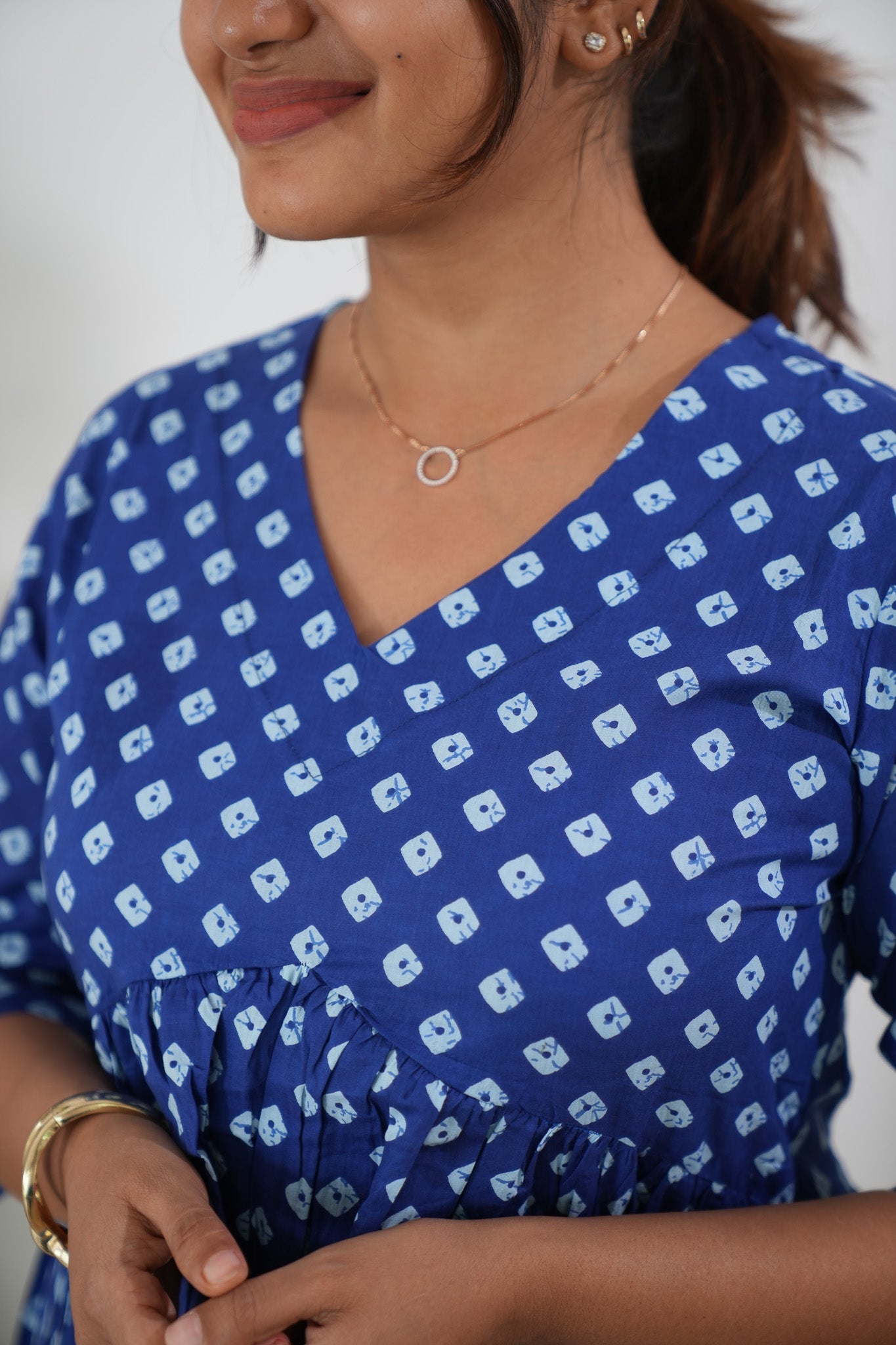 Ink blue cotton comfies