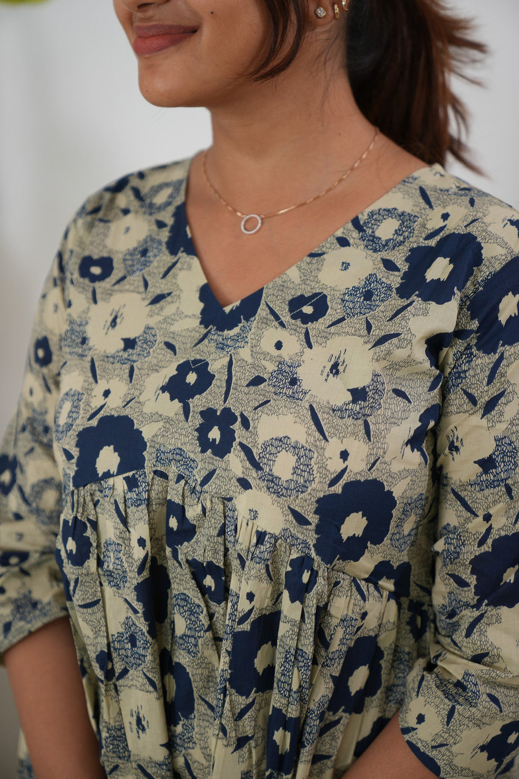Grey and blue cotton comfies