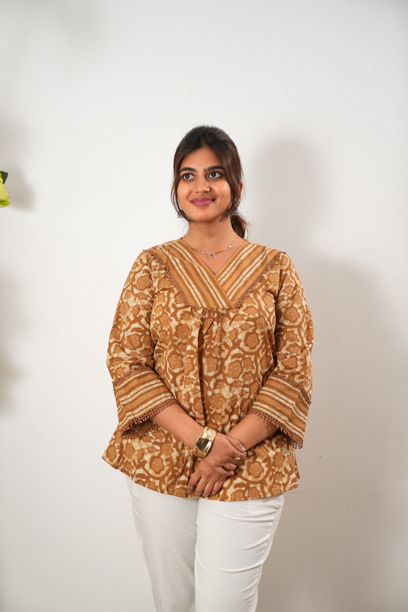 Caramel cotton top