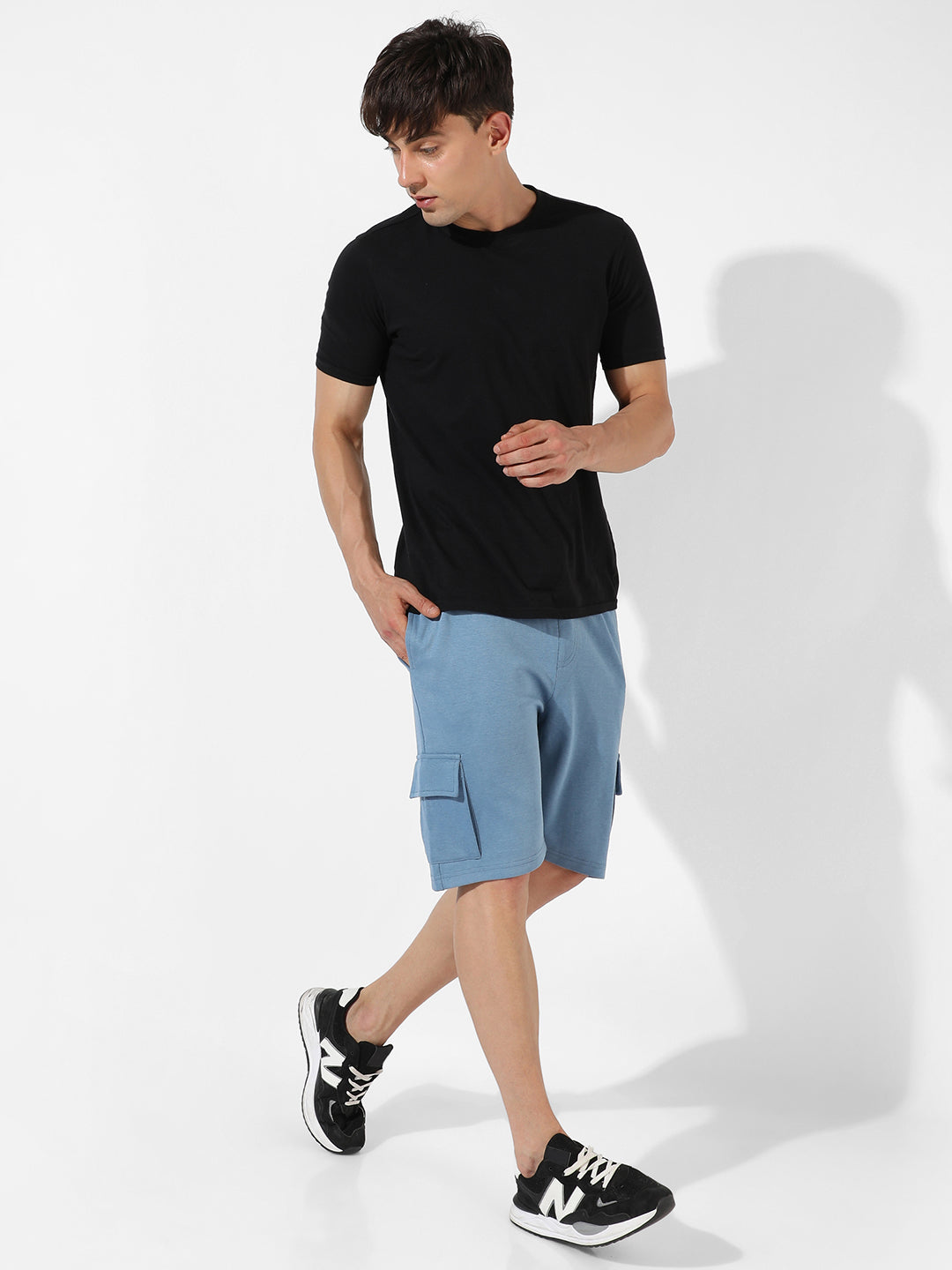 Solid Casual Shorts